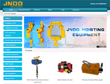 Tablet Screenshot of china-hoists.com